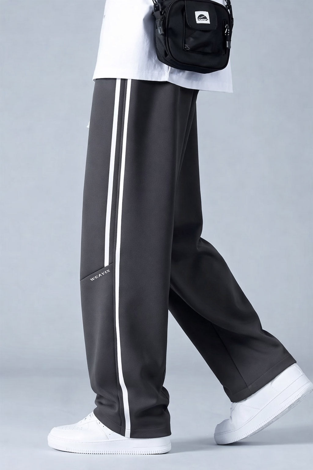 Stripe SweatPants - Grey