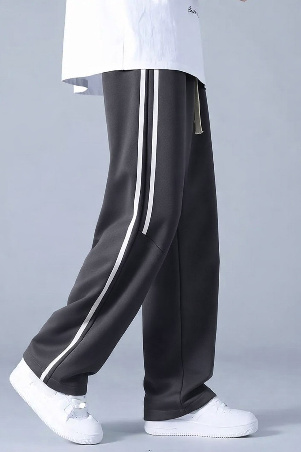Stripe SweatPants - Grey