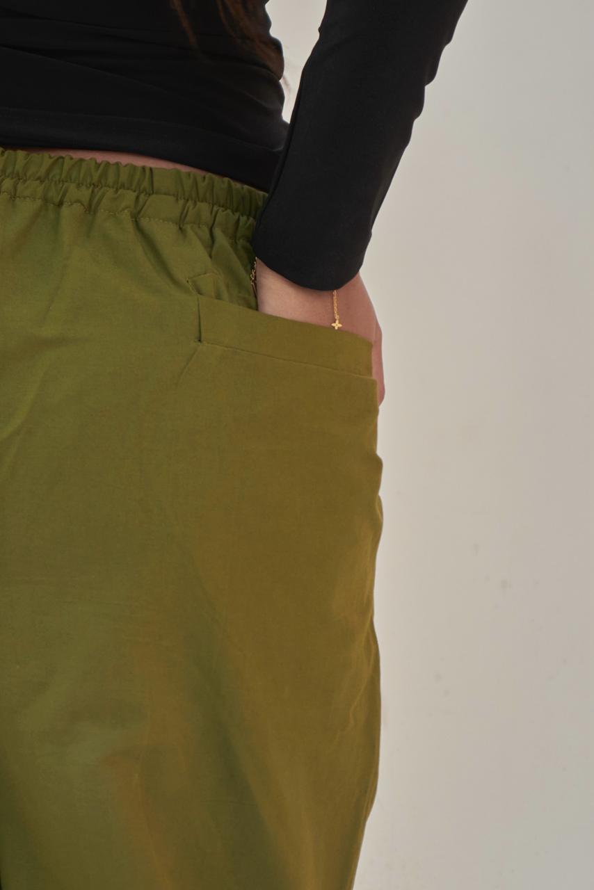 Relaxed Fit Trouser - Olive