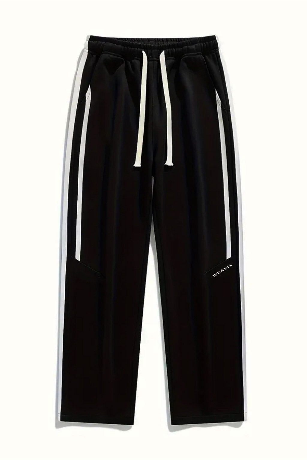 Stripe SweatPants - Black