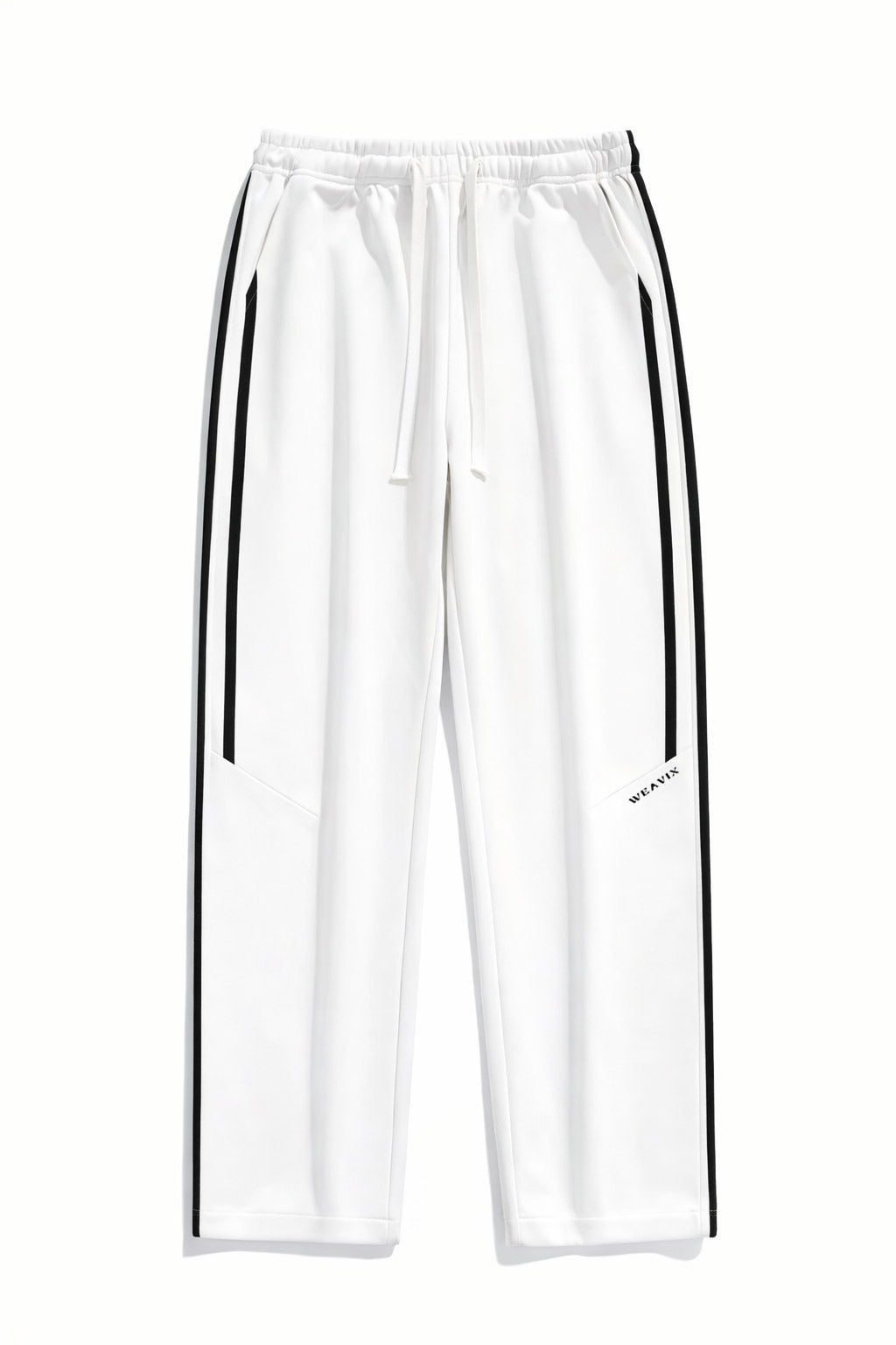 Stripe SweatPants - White